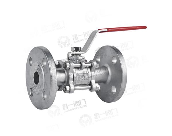 C322 three chip flanged ball valves