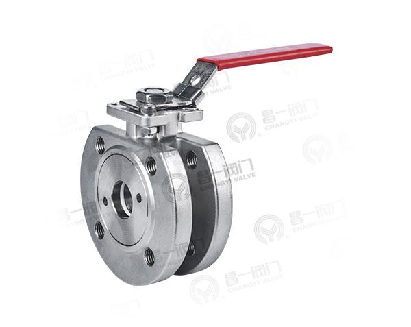 C106 thin high platform flanged ball valves